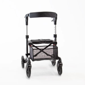 Triumph Escape Petite Rollator - Narrow Frame, 19" Seat Height - Handle and Brake Detail