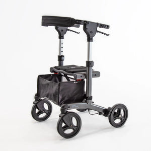 Triumph Escape Petite Rollator - Narrow Frame, 19" Seat Height - Front View