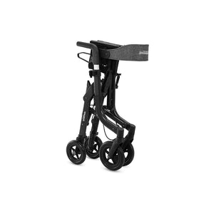 Triumph Essentials Compact Rollator - Lightweight Foldable Walker - Handle and Brake Detail