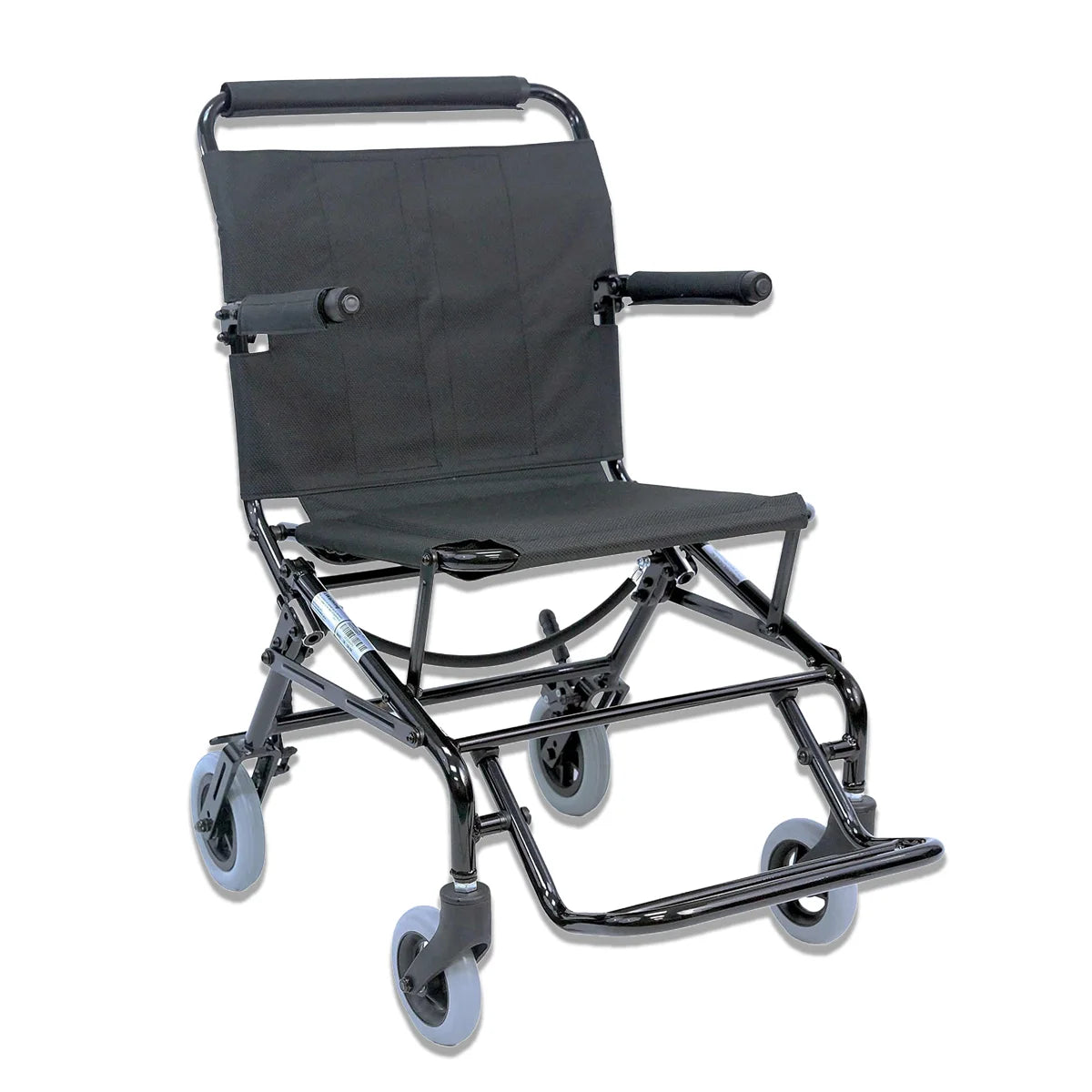 KN-TV10A Ultra Lightweight Travel Wheelchair - 14.9 lbs, 16" Seat - Front View