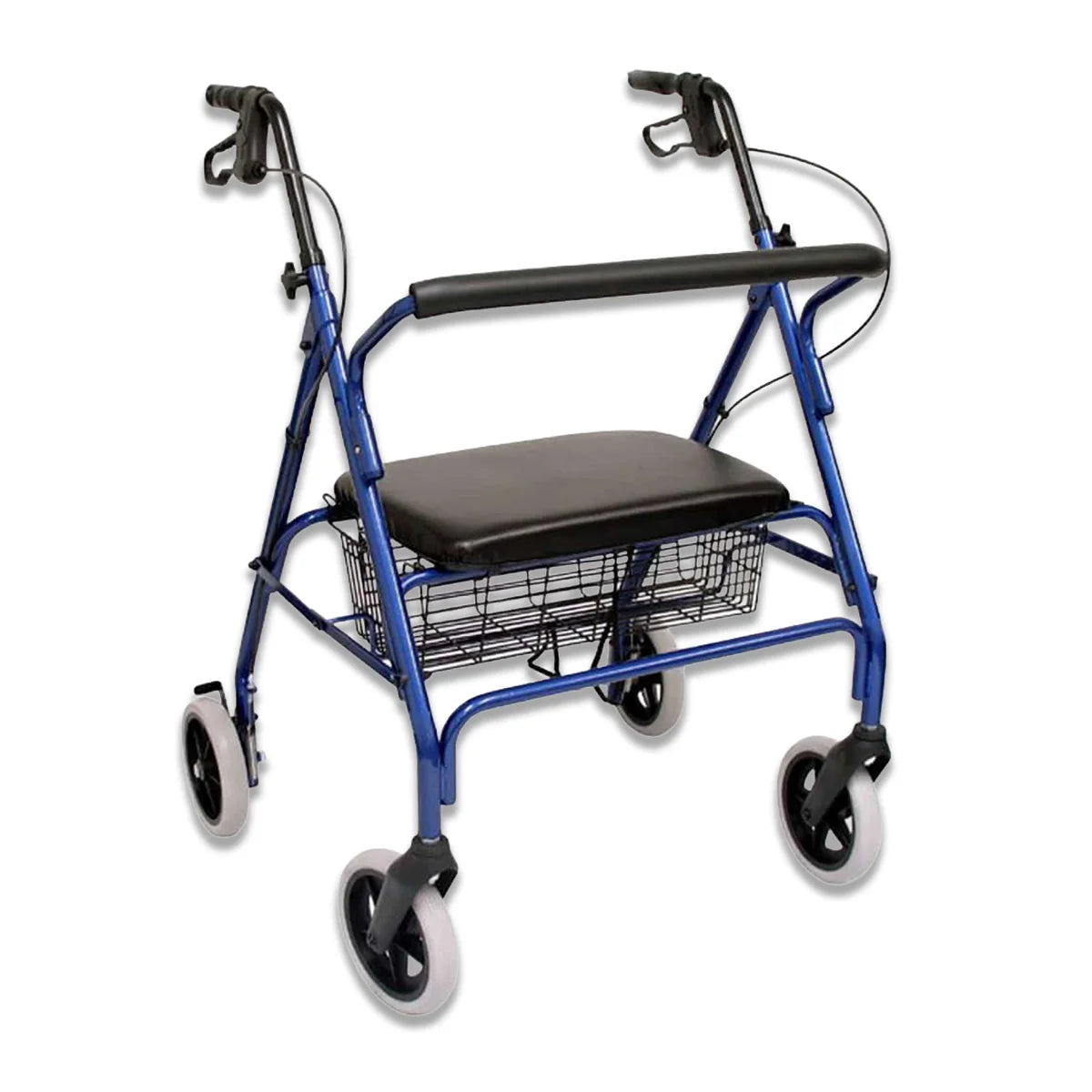 R-4700 Bariatric Extra Wide Rollator Walker - Padded Flip-Down Seat - Front View