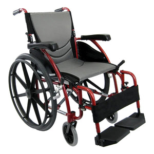 S-Ergo 115 Ultra Lightweight Ergonomic Wheelchair with Swing Away Footrest... - Side Profile