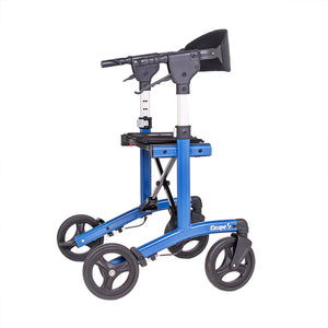 Triumph Escape Rollator - Adjustable Seat Height, ISO Certified - Folded for Storage