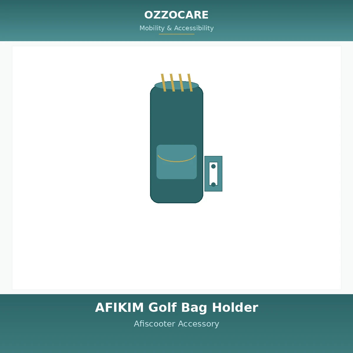AFIKIM Golf Bag Holder
