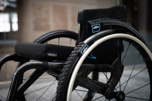 reTyre Traction Skins - Complete Pair for Wheelchairs & Rollators - Folded for Storage
