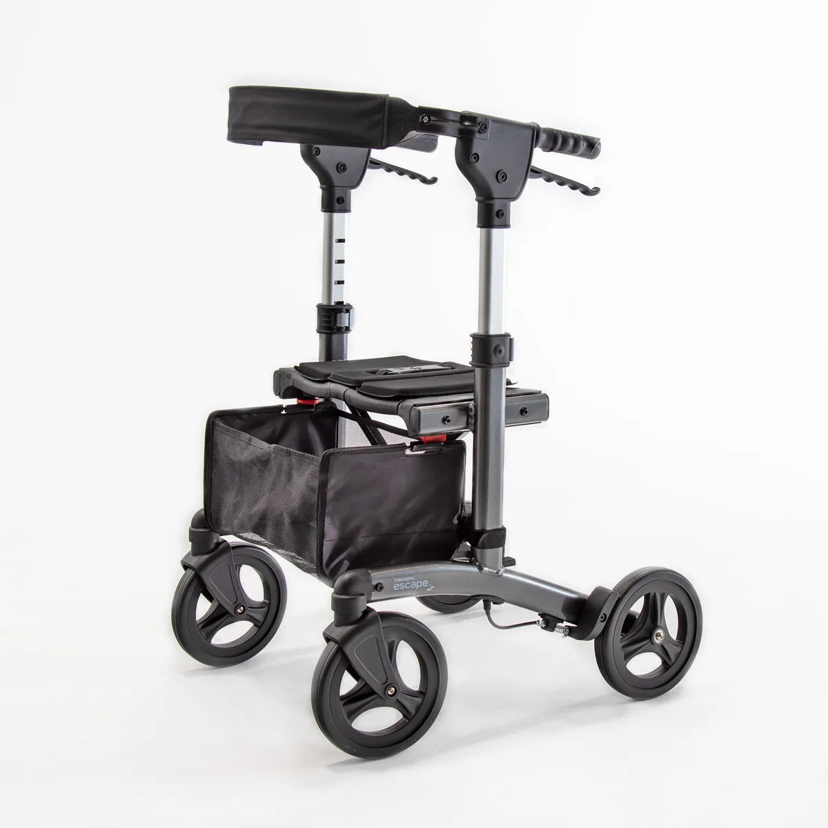 Triumph Escape Petite Rollator - Narrow Frame, 19" Seat Height - Front View