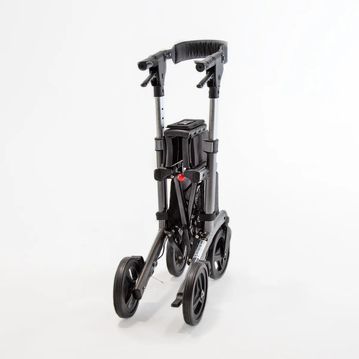 Triumph Escape Petite Rollator - Narrow Frame, 19" Seat Height - Storage Basket Detail