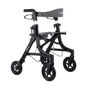 Triumph Essentials Compact Rollator - Lightweight Foldable Walker - Front View