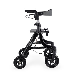 Triumph Essentials Compact Rollator - Lightweight Foldable Walker - Folded for Storage
