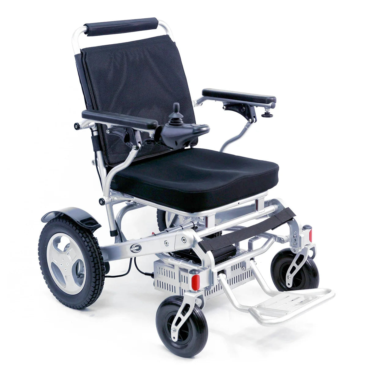 Tranzit Foldable Lightweight Power Wheelchair - Compact Electric Wheelchair - Front View