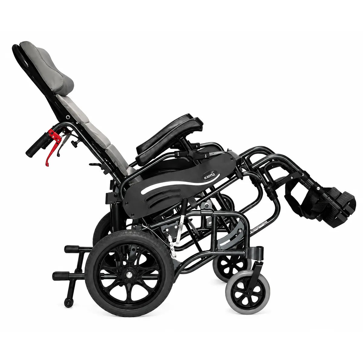 VIP515-TP Tilt-in-Space Transport Wheelchair — 14" Rear Wheels