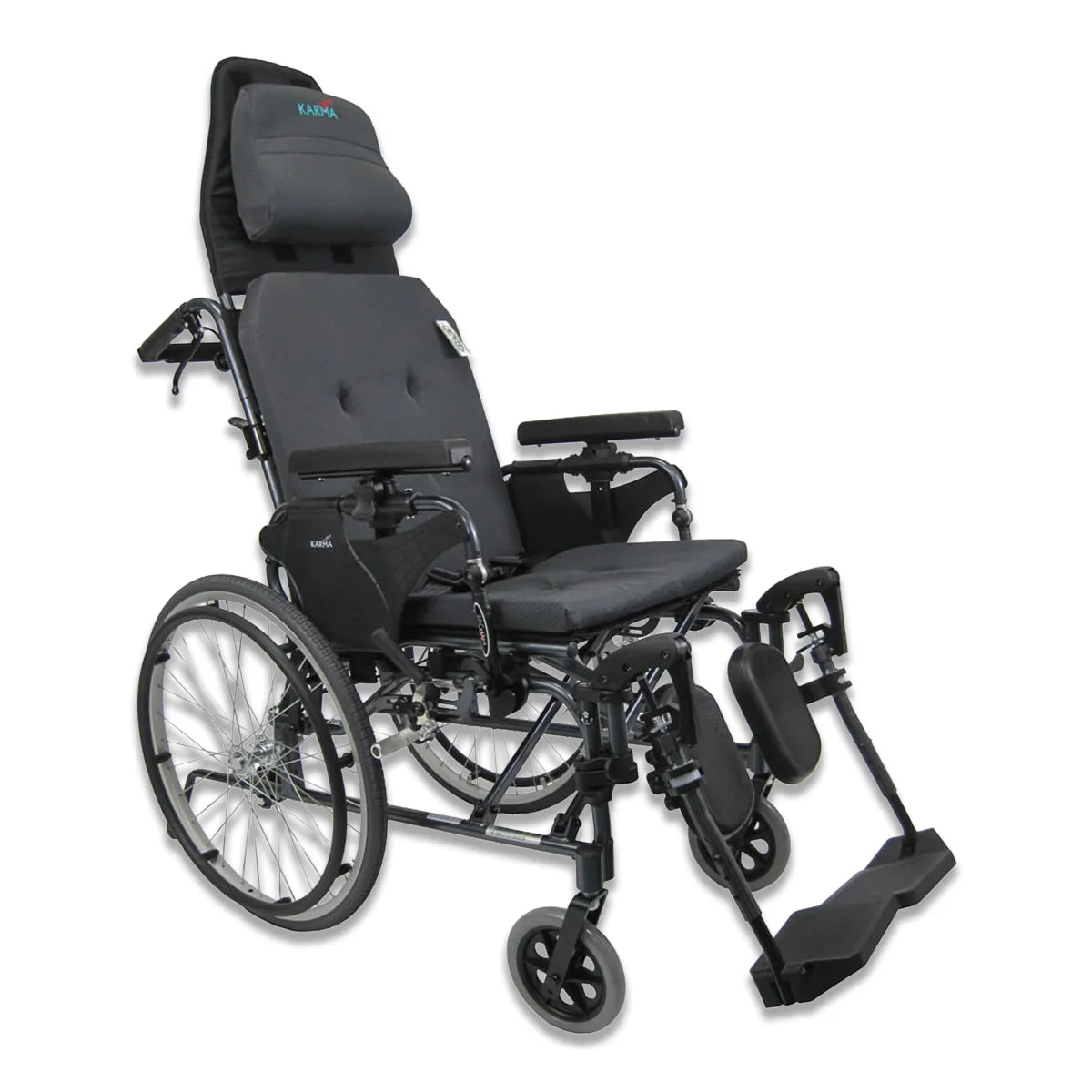 MVP502 Lightweight Ergonomic Reclining Wheelchair - 20" Seat - Front View