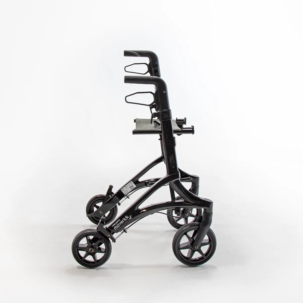 Triumph Maverick Carbon Fiber Rollator - Ultra-Lightweight 13.8 lbs - Storage Basket Detail