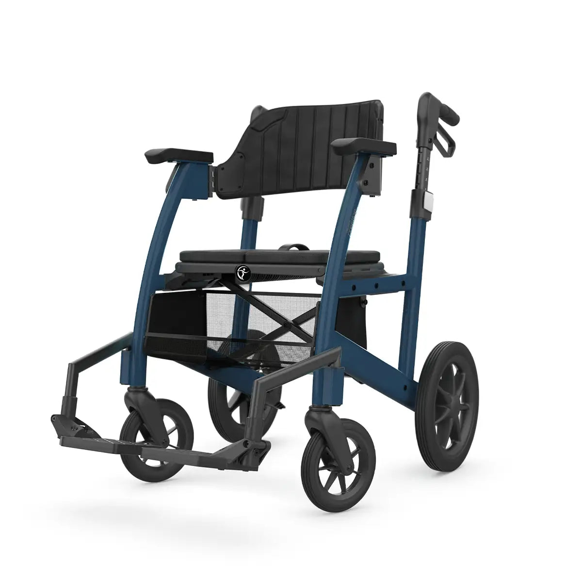 Triumph Prestige 2-in-1 Rollator & Transport Chair - Side Profile