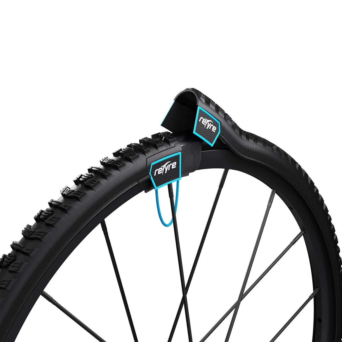 reTyre Traction Skins 26" - Complete Pair - Front View