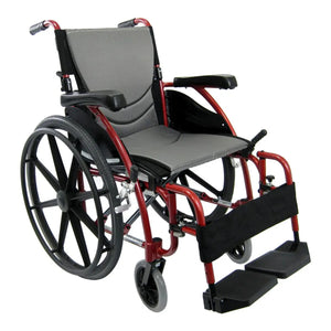 S-Ergo 115 Ultra Lightweight Ergonomic Wheelchair with Swing Away Footrest... - Front View
