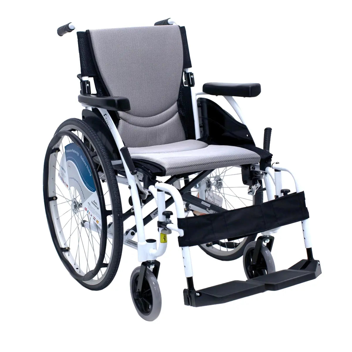S-Ergo 115 Ultra Lightweight Ergonomic Wheelchair - Swing-Away Footrest - Side Profile