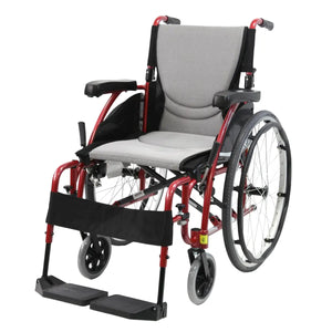 S-Ergo 115 Ultra Lightweight Ergonomic Wheelchair - Quick Release Wheels - Front View