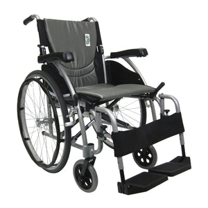 S-Ergo 115 Ultra Lightweight Ergonomic Wheelchair - Quick Release Wheels - Side Profile