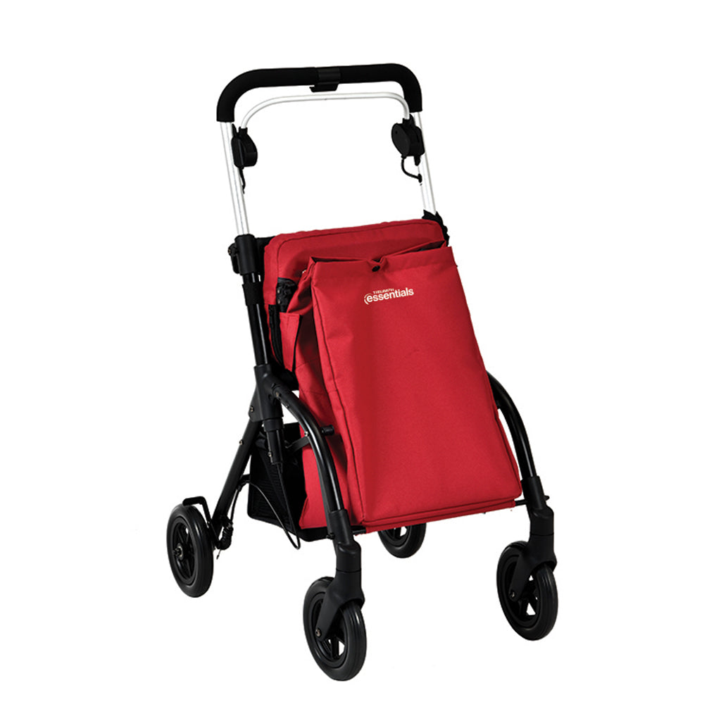 Triumph Essentials Shopping Rollator - Upright Walker with Storage - Front View