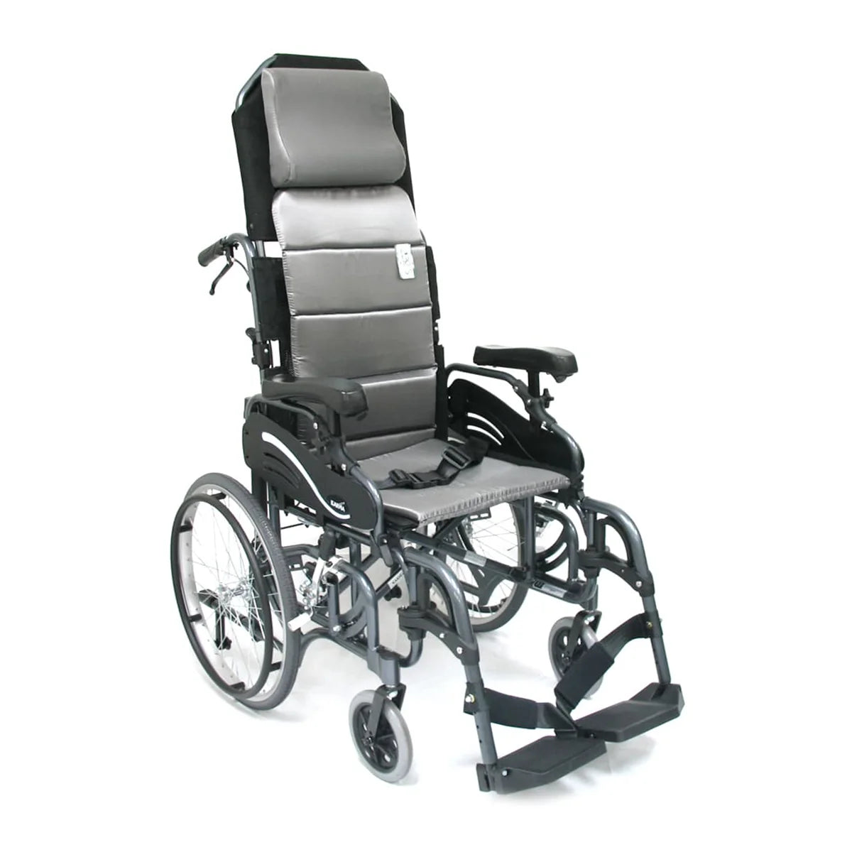 VIP515 Tilt-in-Space Lightweight Reclining Wheelchair - 16" Seat - Front View