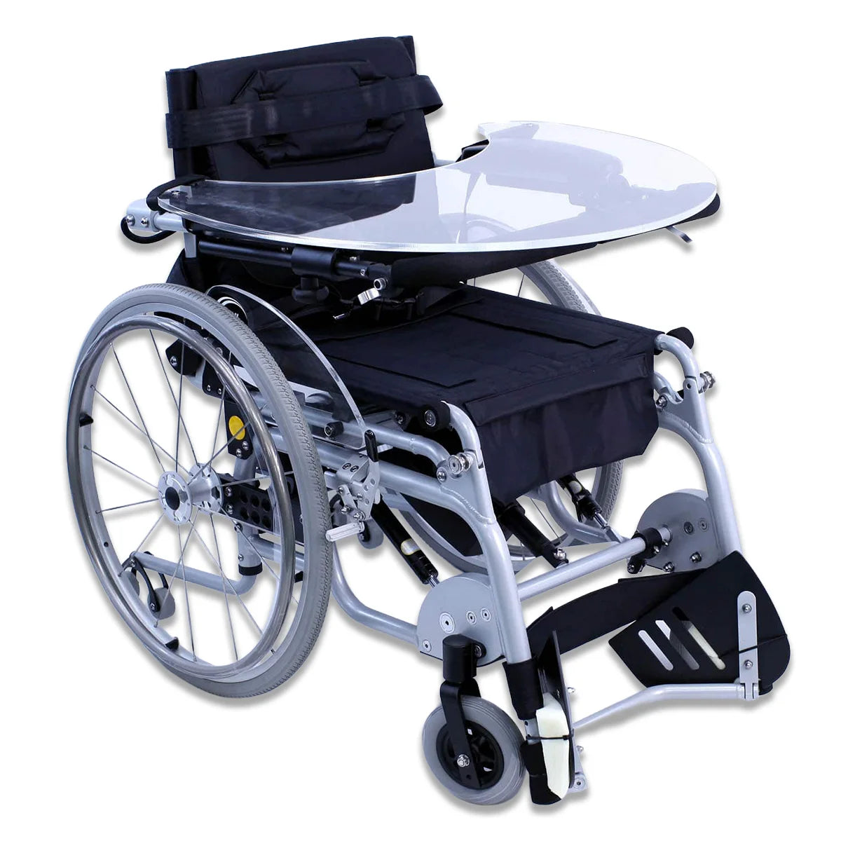 XO-101 Power-Assist Standing Wheelchair - Manual Push - Folded for Transport