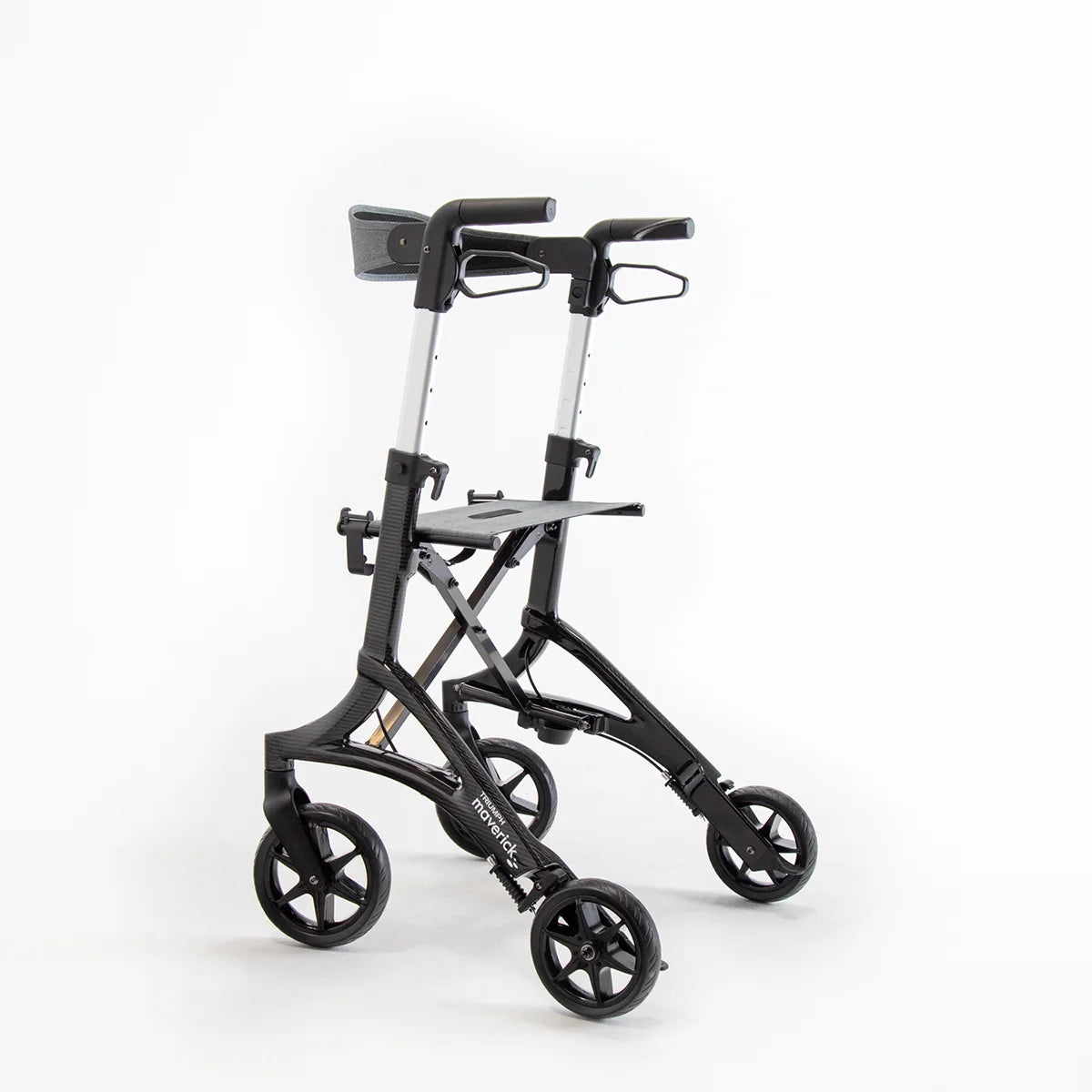 Triumph Maverick Carbon Fiber Rollator - Ultra-Lightweight 13.8 lbs - Front View